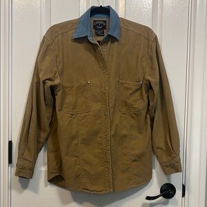 Vintage Corduroy and Denim Work shirt or Light Jacket